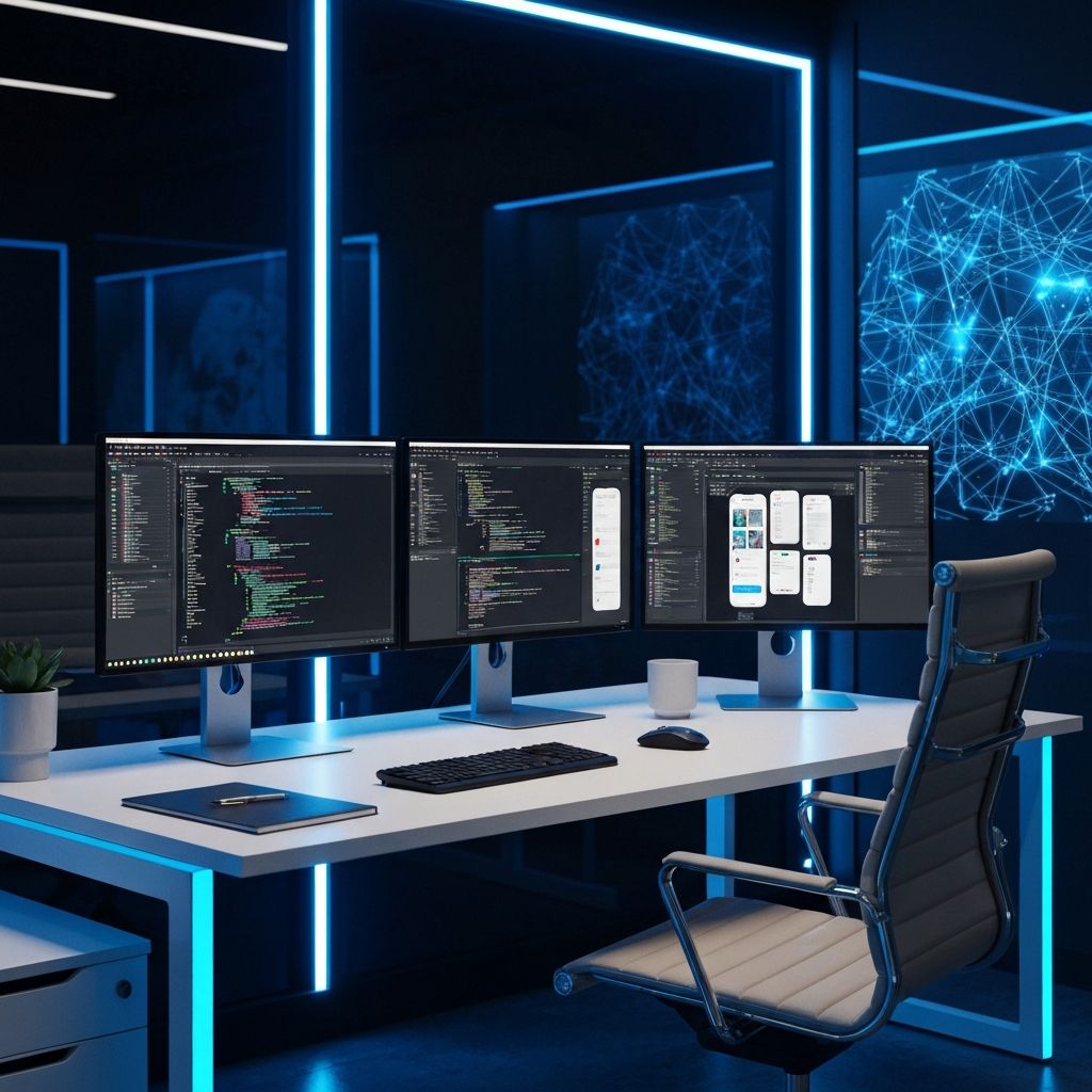 Modern software development workspace